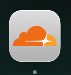 Cloudflare One icon in the Dock